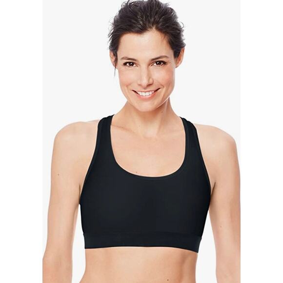 Hanes Racerback Sports Bra- Size M - Picture 1 of 4
